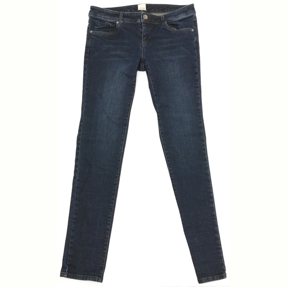 ecru Denim - ECRU dark wash skinny jeans size 4  J032